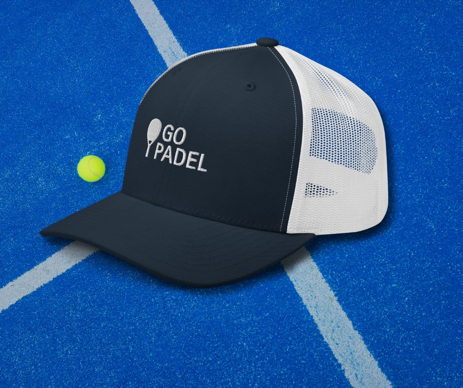 Casquette brodée "GO PADEL" Coupe parfaite et maille respirante | Style sportif & décontracté | Réglable – pour les matchs à haute intensité