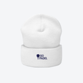 Bonnet à revers broderie bleu marine GO PADEL