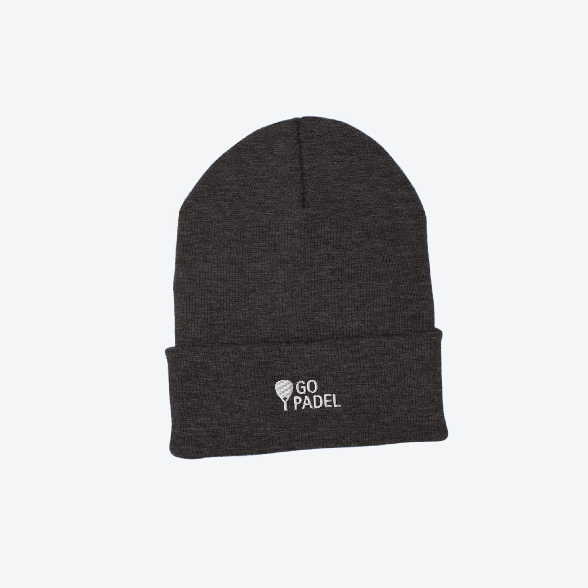 Bonnet à revers broderie blanche GO PADEL