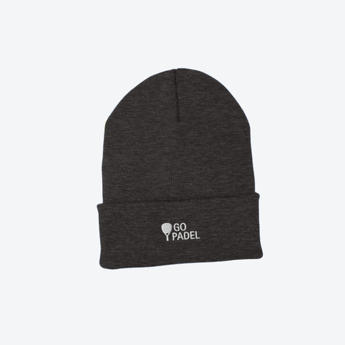 Bonnet à revers broderie blanche GO PADEL