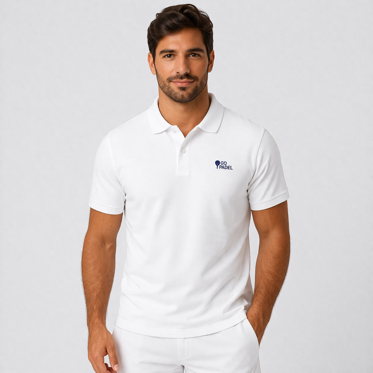 Polo brodé GO PADEL